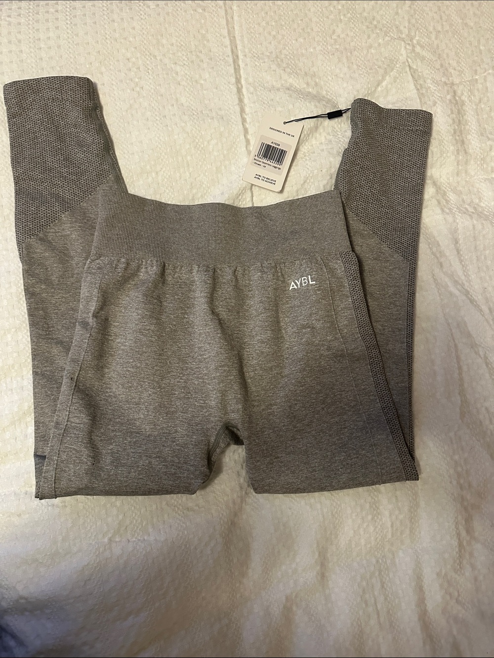 AYBL Heather Grey Seamless High-Waist Leggings